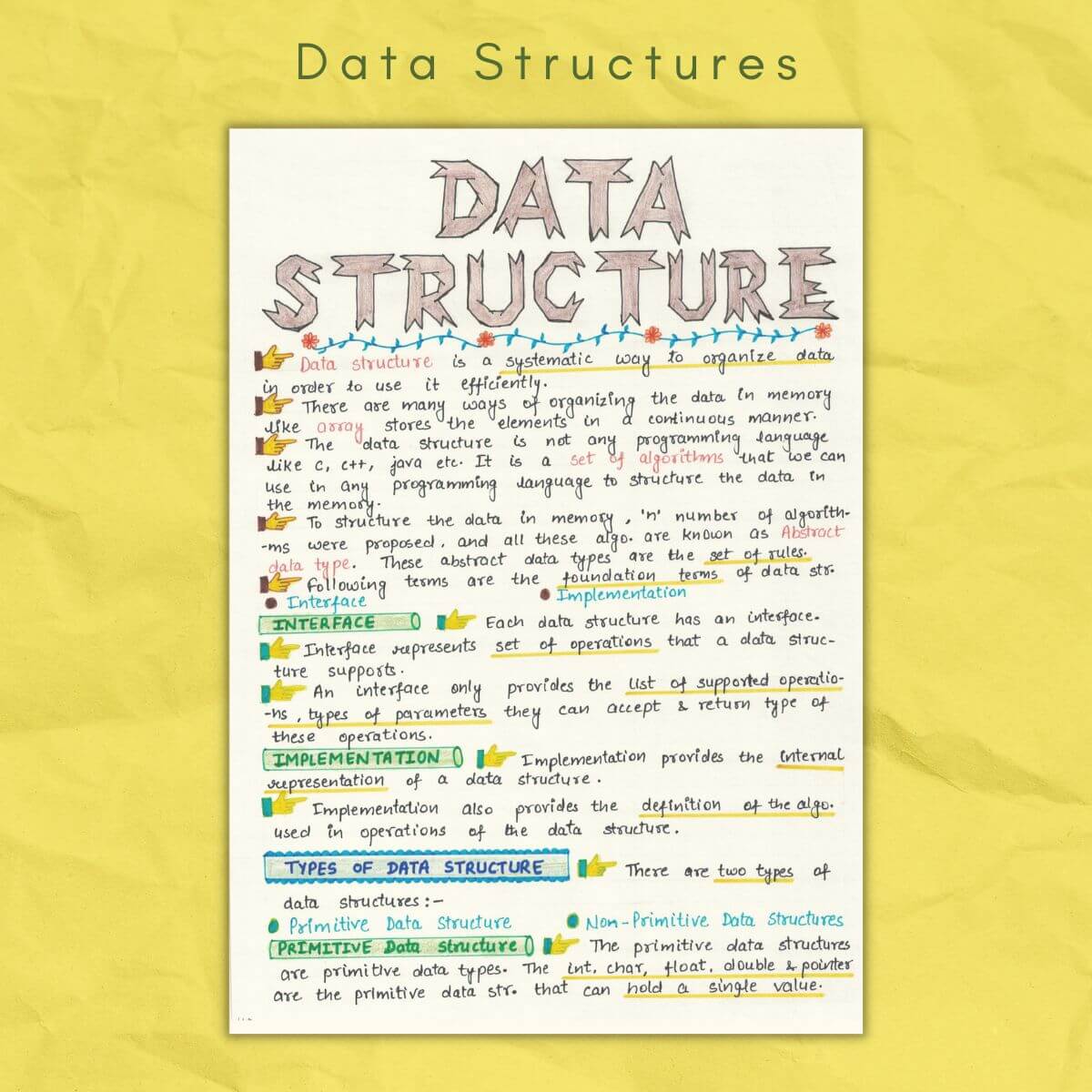 data structures introduction