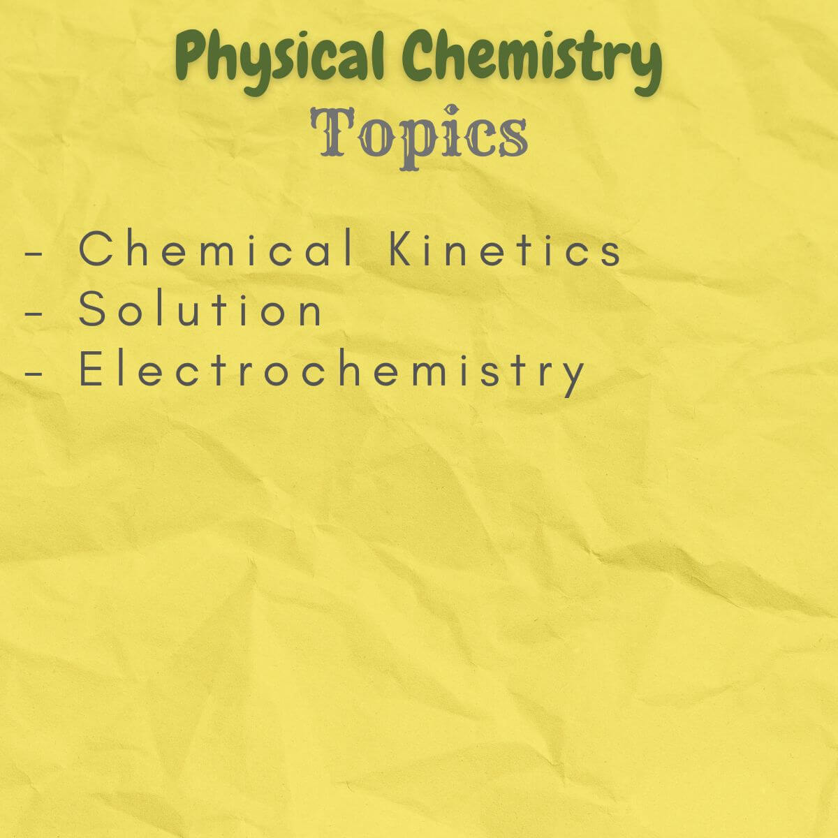 physical chemistry class12 topics index