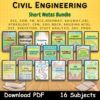 FE Civil Engineering Course Aesthetic Notes | PDF | BEng/Btech - NewtonDesk