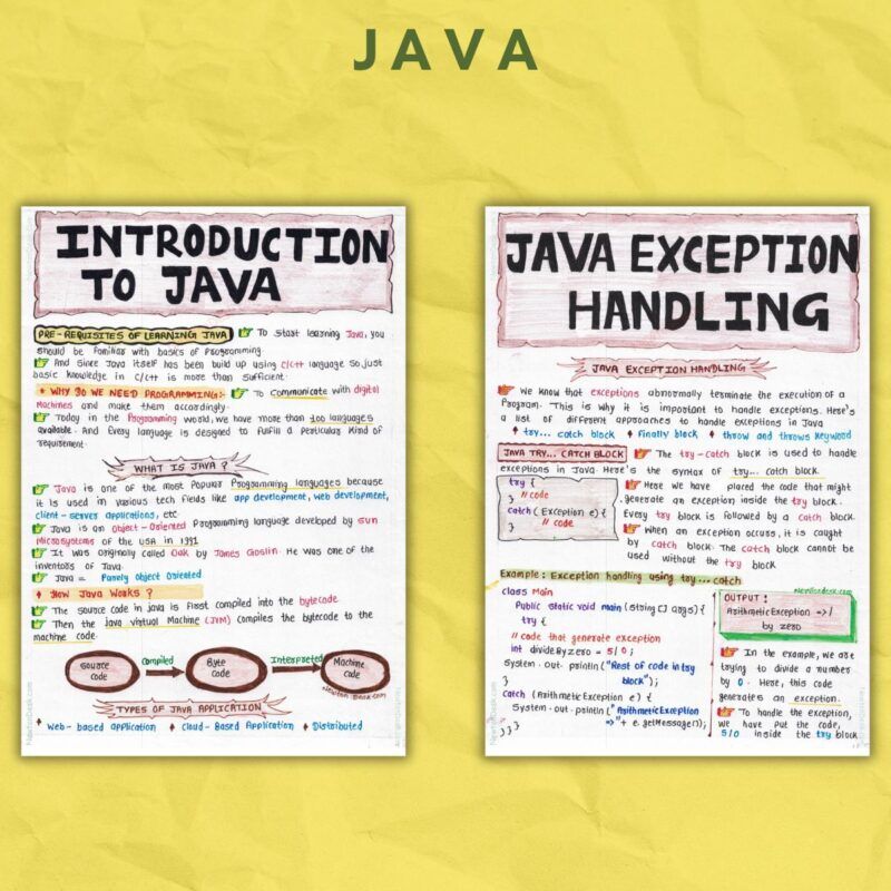 C++ Language Notes | OOPs & Data Structures Handwritten Notes