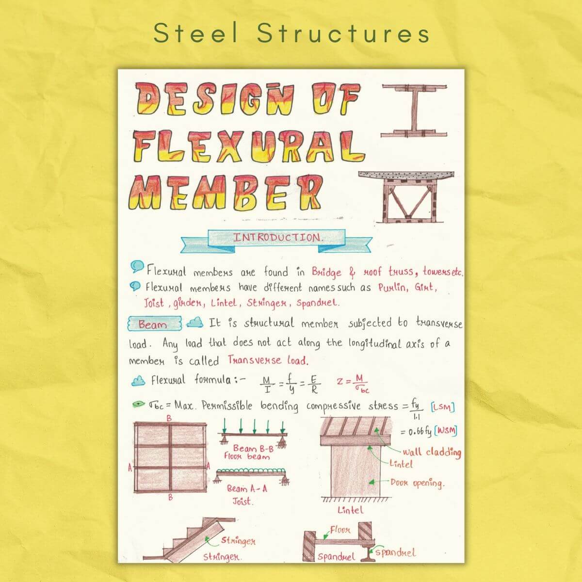 design of flexural member design of steel structures dss