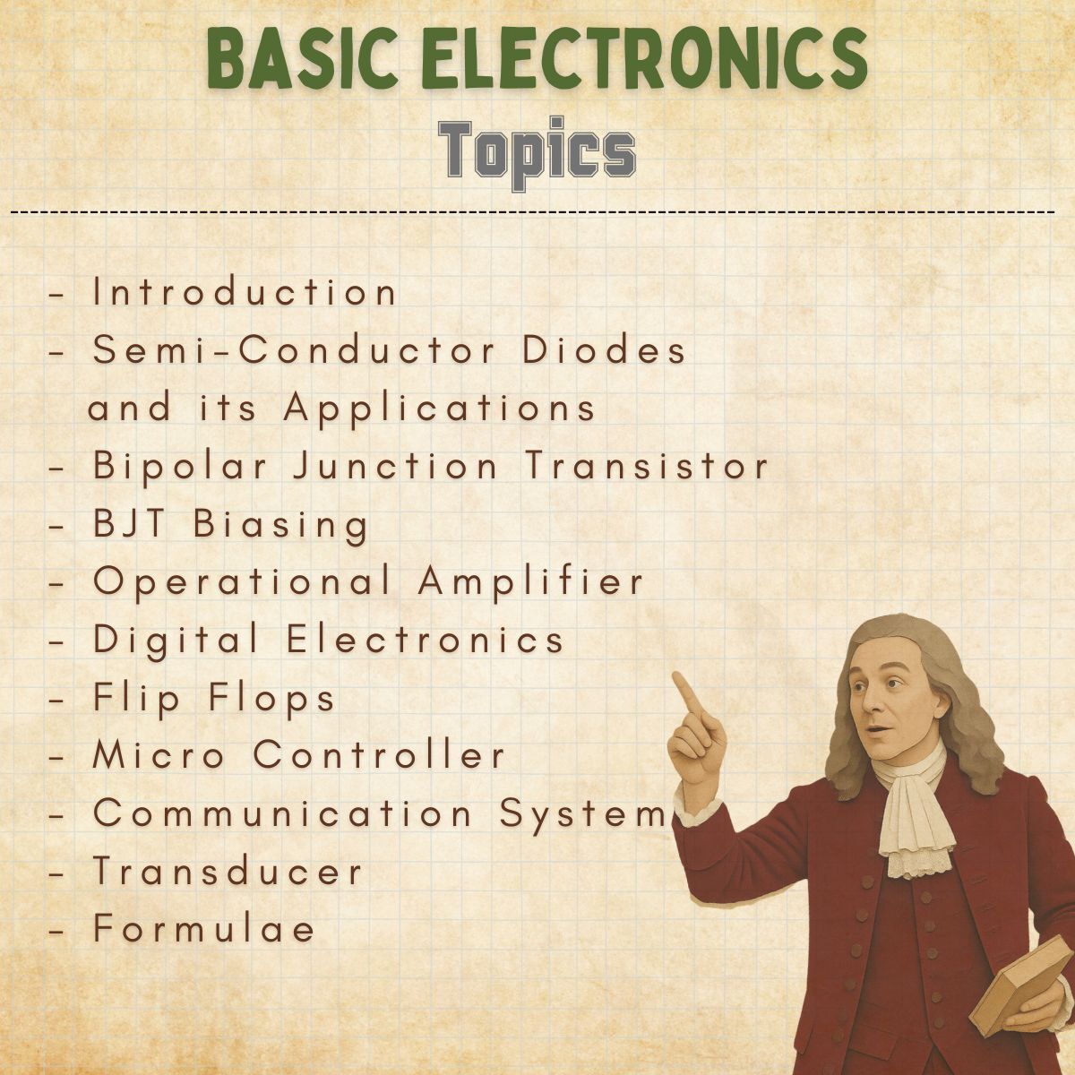 basic electronics real handwritten study notes topics index for electrical and electronics engineering students for GATE ESE and other competitive exam preparation