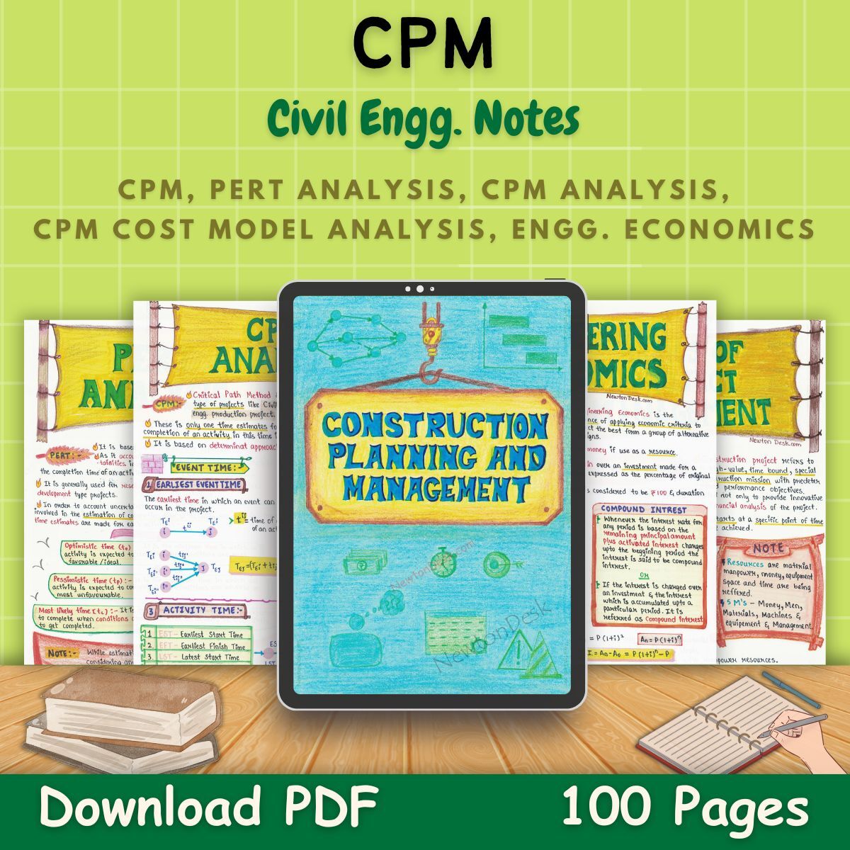 construction planning and management notes first front cover
