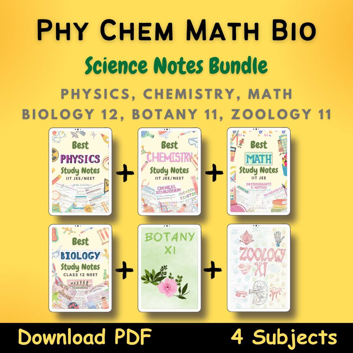 physics chemistry math biology pcmb study notes pdf